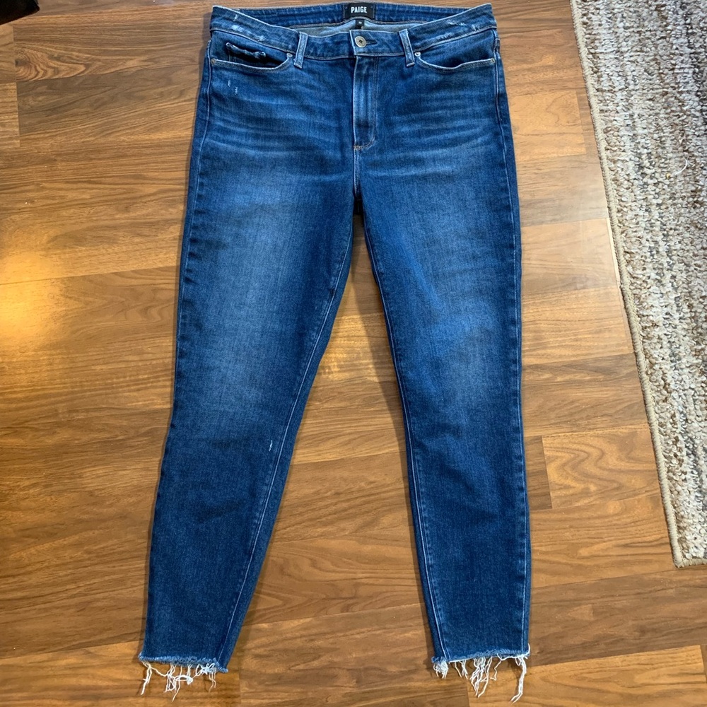 PAIGE hoxton ankle skinny jeans